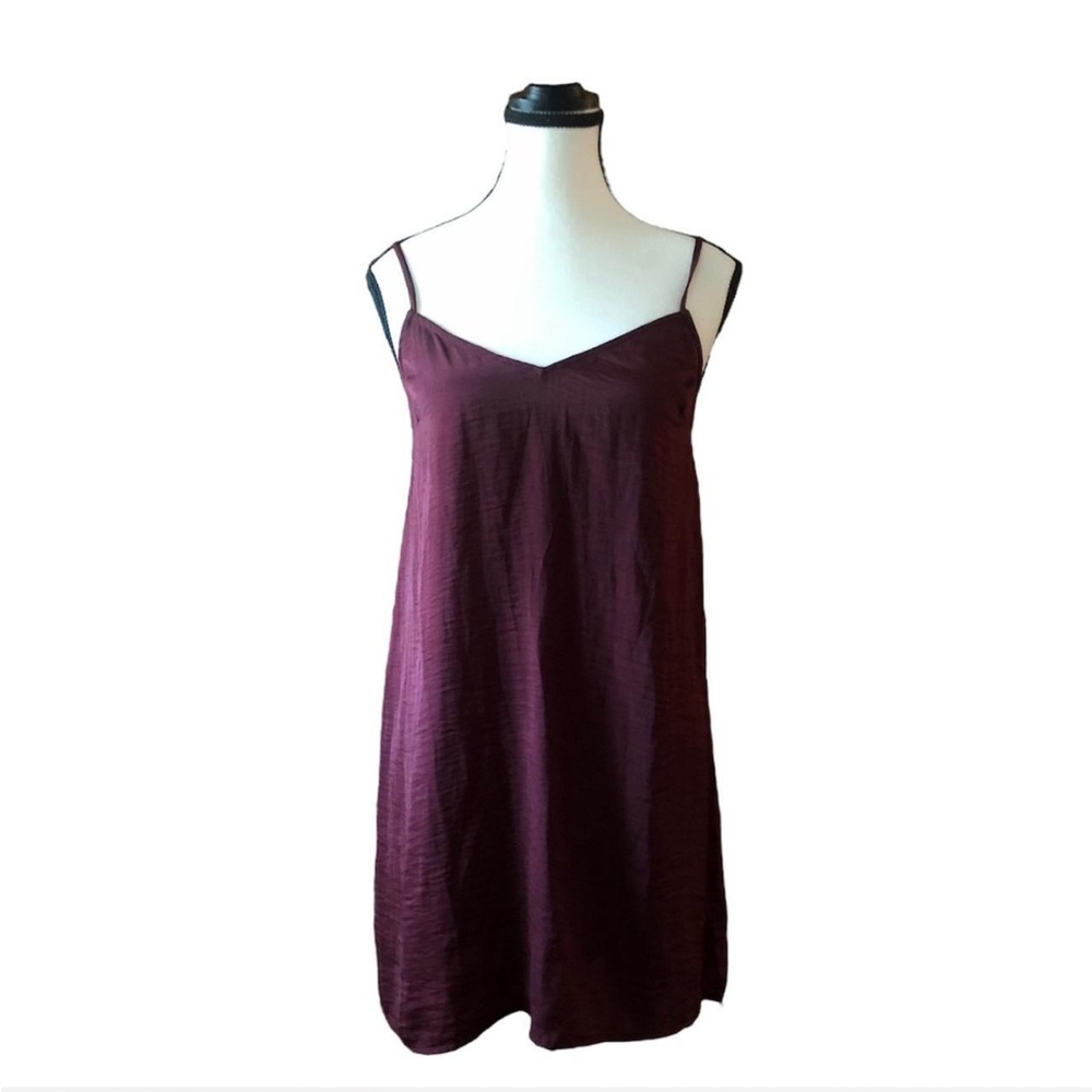 Burgundy Red Slip Style KENDALL + KYLIE Mini Dress